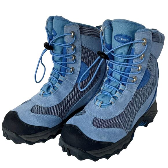 L.L. Bean Other - LL Bean Kids Snow Boots Size 4 | Thinsulate Waterproof Winter Hiking Blue